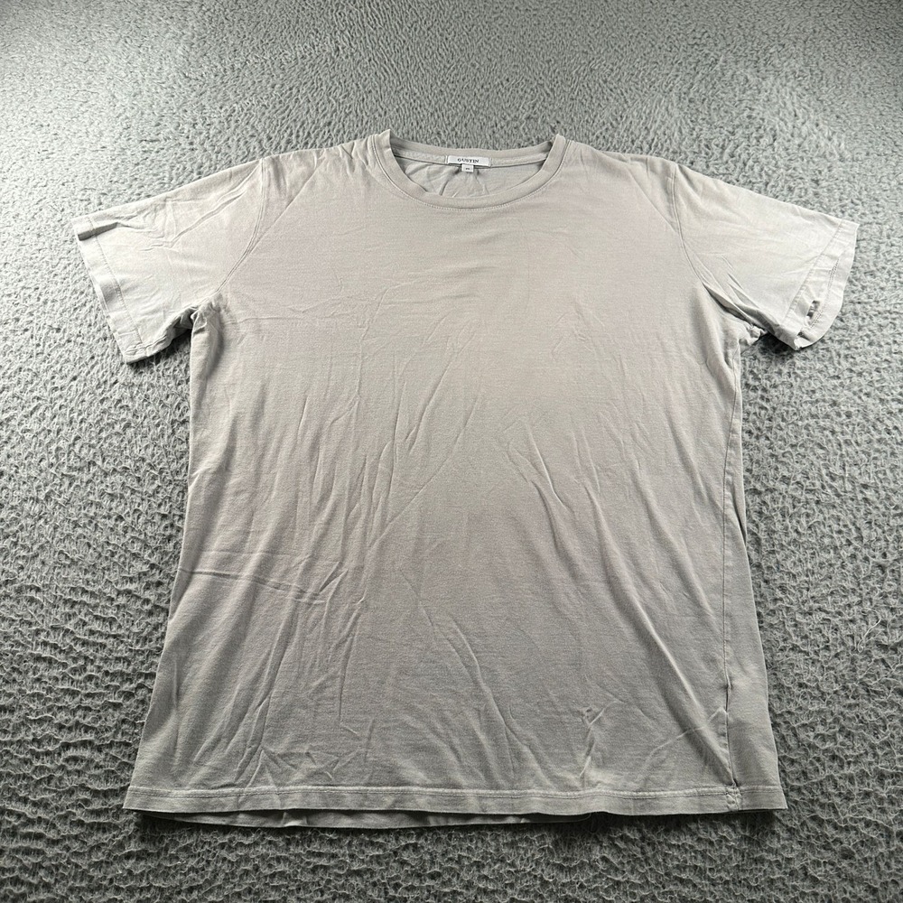 Gustin Men's Short Sleeve Crew T-Shirt - Light Gray